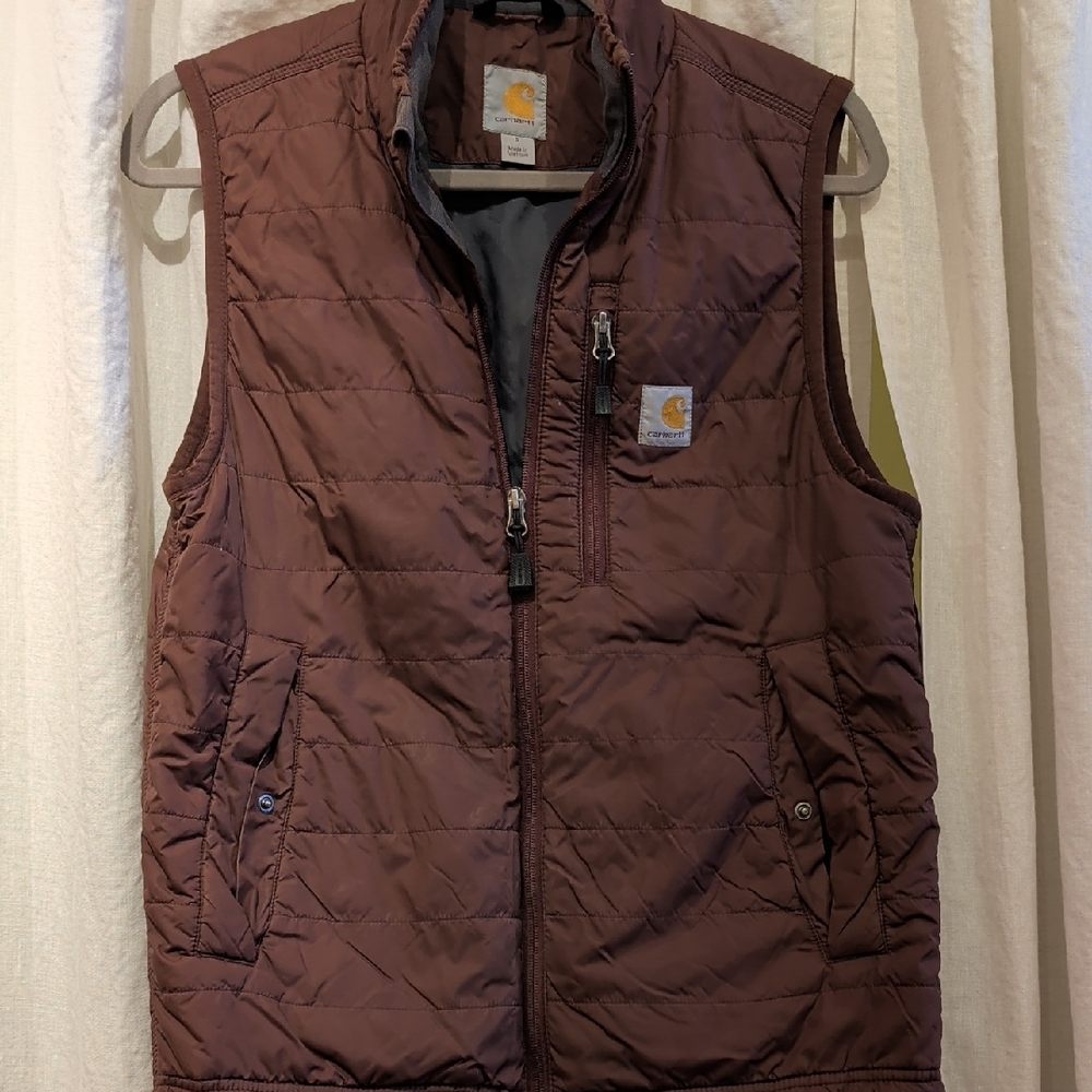 Carhartt Quilted Vest in Rich Brown
